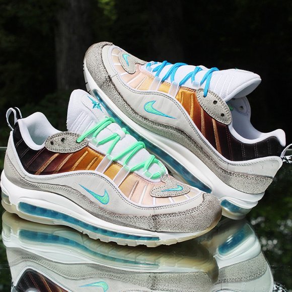 Nike Air Max 98 On Air NYC LA Mezcla Men’s Size 9 - Picture 8 of 12